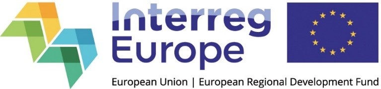 Inerreg Europe Logo - European Regional Development Fund