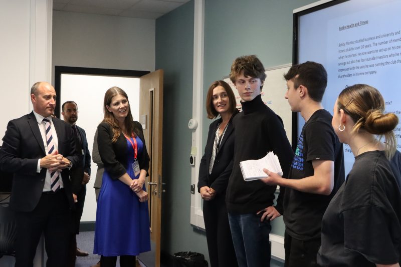 Education Minister Exeter College Skills Bootcamps